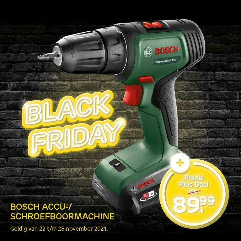 kapitalisme Soldaat Habubu Bosch boormachine Black Friday - Black Friday Sale